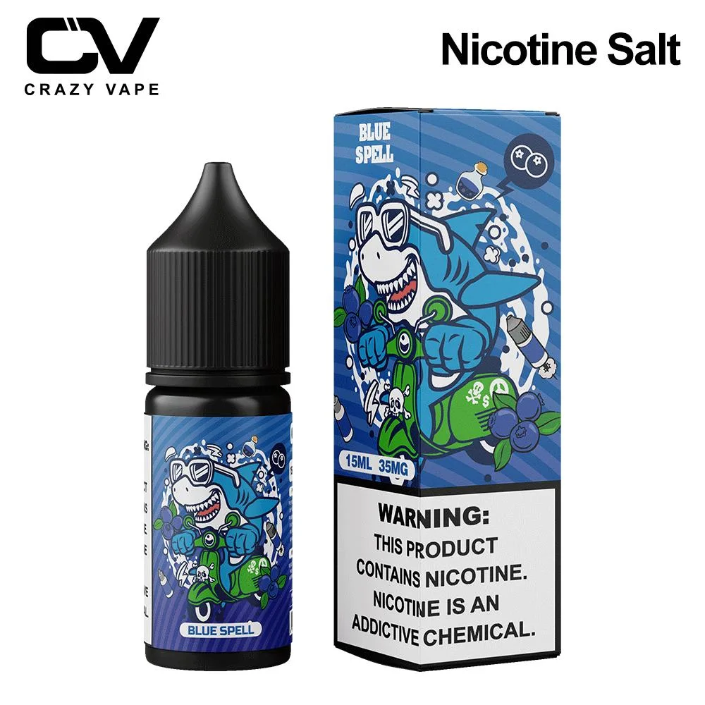 Nouveau Crazy Vape haute qualité Vente en gros OEM ODM usine nicotine Sel 35mg 15ml E liquide jus E pour Vape