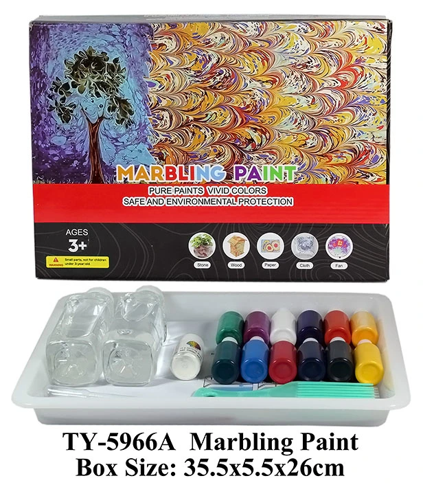 Lovely DIY Marbling Paint for Kids