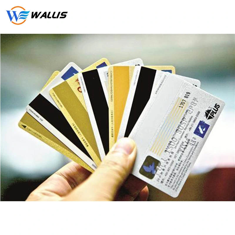 Impressão offset em branco de plástico de PVC Produtos Cr80 Interface dupla a RFID Smart Card/Lado Duplo Mag imprimível Cartão bancário