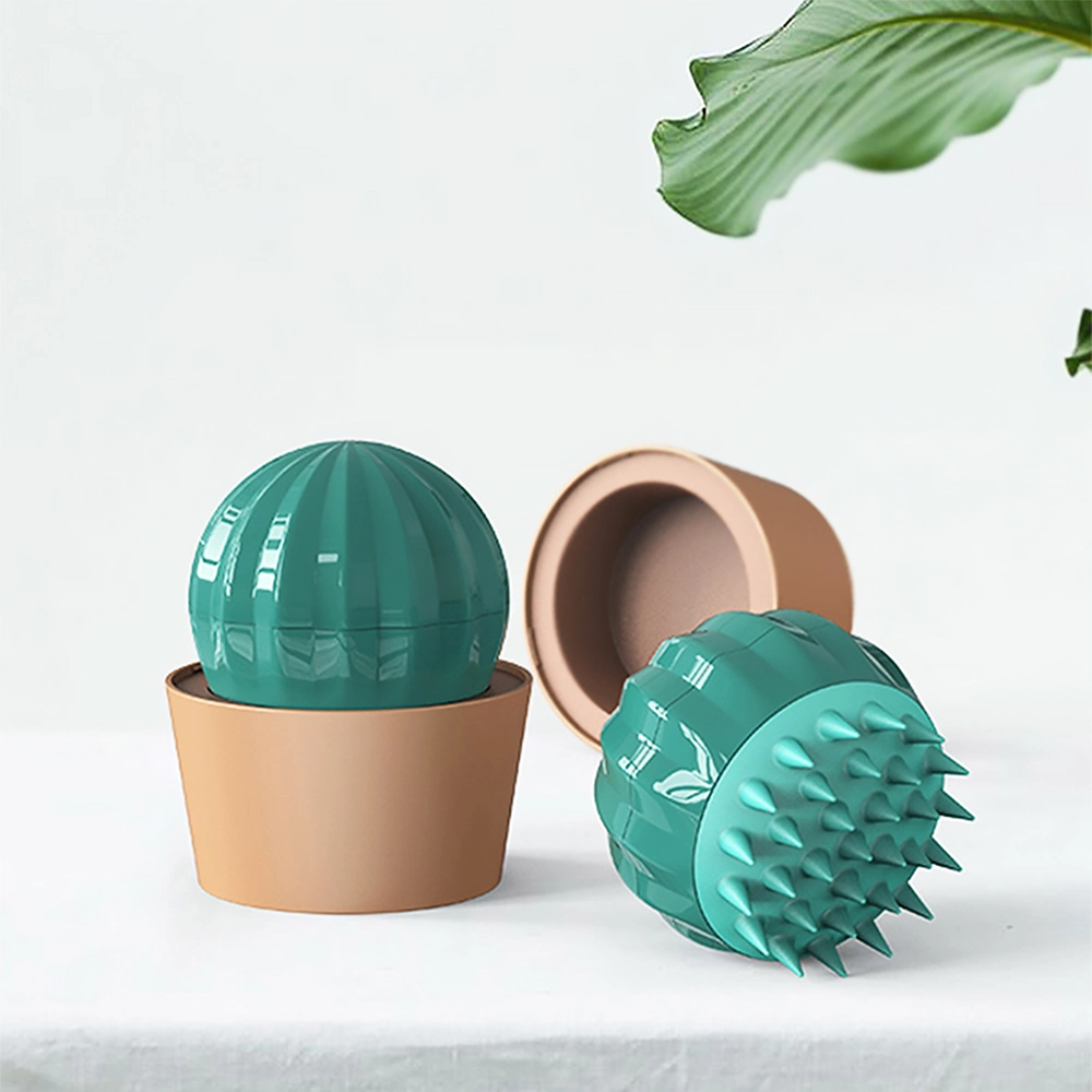 Nouveau pinceau en silicone pour animaux de compagnie Cactus PET