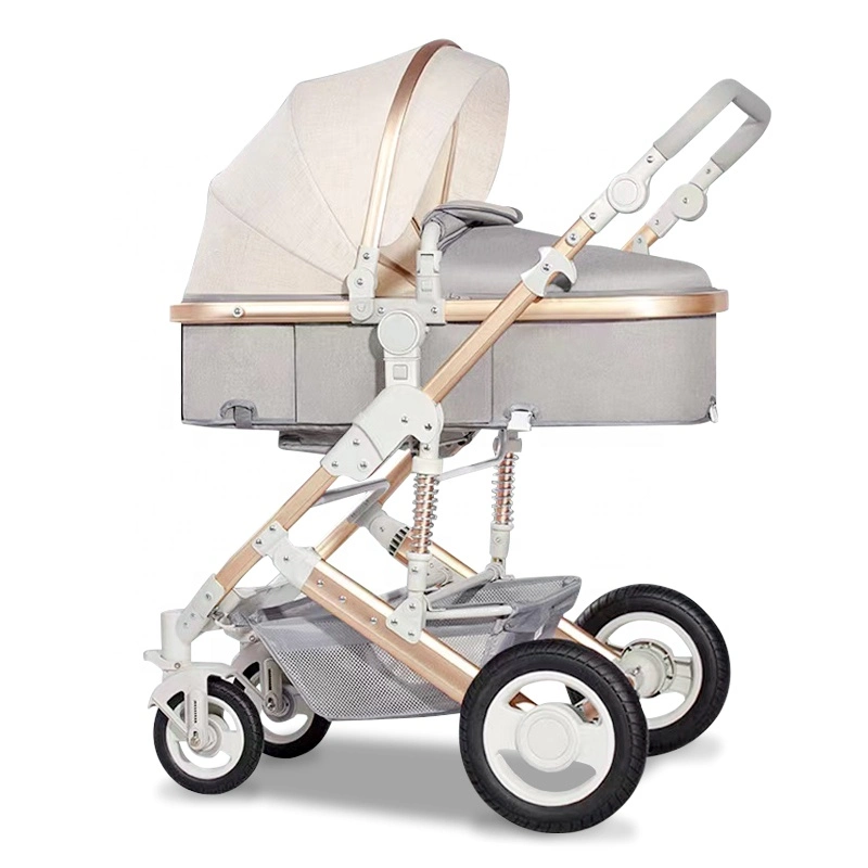 2022 Venta al por mayor de fábrica Hot Selling Personalizar Nuevo 3 en 1 Bebé cochecito Prams de lujo para niños de 0-3 años