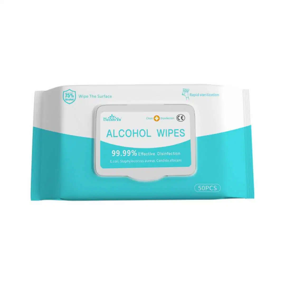 Isopropyl Alcohol Wipe, Wet Wipes Disinfectant Non-Woven Hand Cleaning Wipes CE FDA