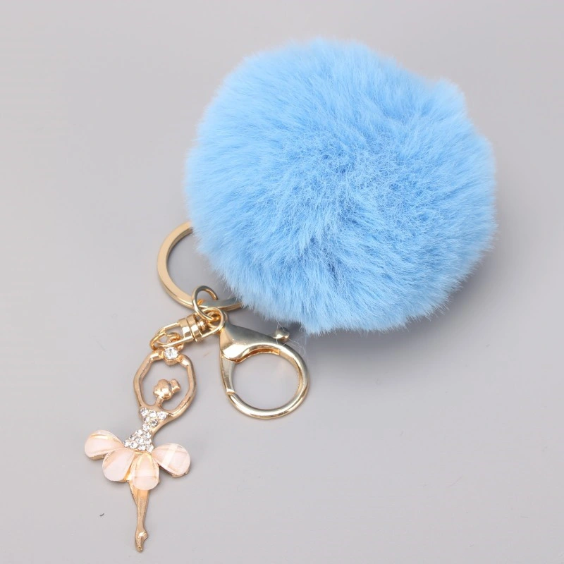 Pink Plush Fashion Gifts Dance Key Chains Dance Accessories