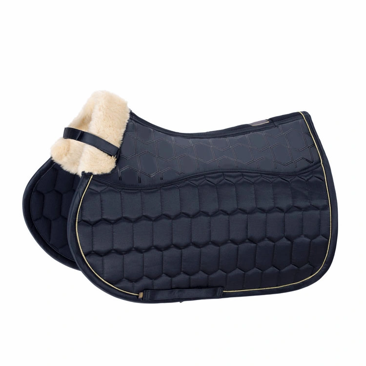 Reiten Sattel Pads mit Bandagen Hochwertiges Satin Pferd Produkte Für Den Pferdesport