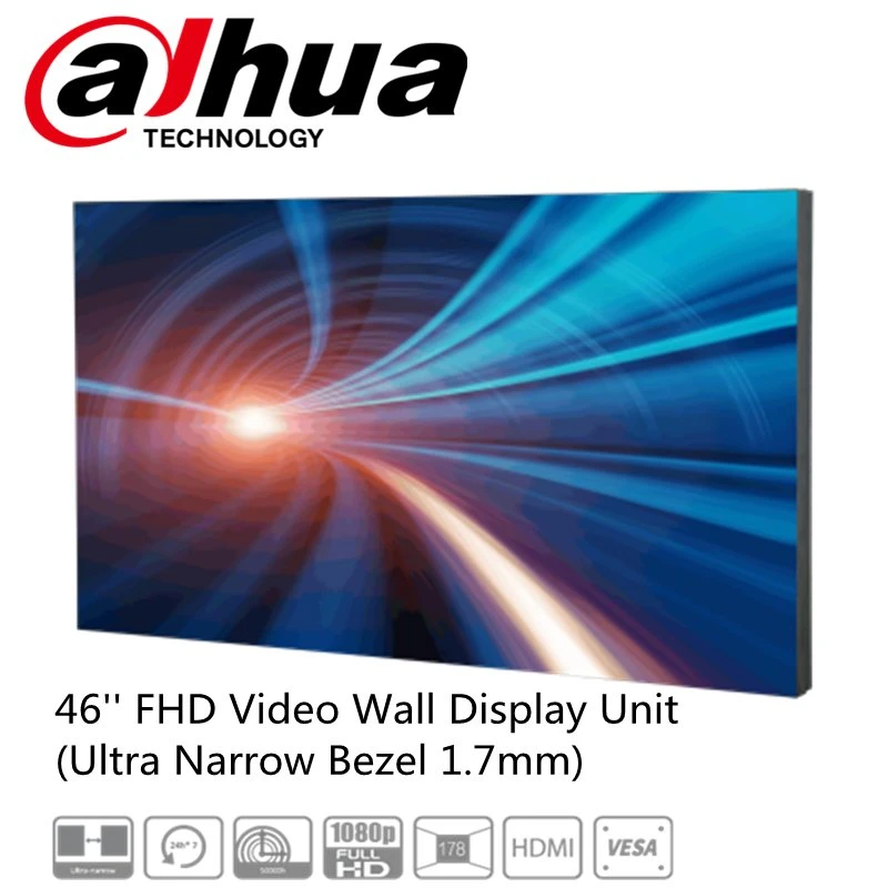 Dahua 46'' FHD mur vidéo de l'unité d'affichage (Ultra narrow cadre 1.7mm)