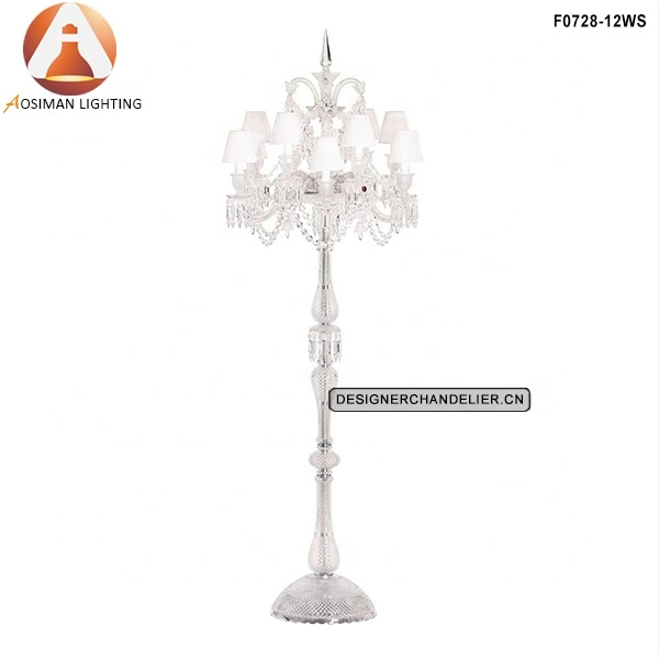 12 Light Chandelier Floor Lamp