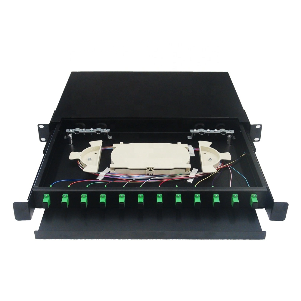 Rack Mount Sliding Type High Density 24 Port Fiber Patch Panel