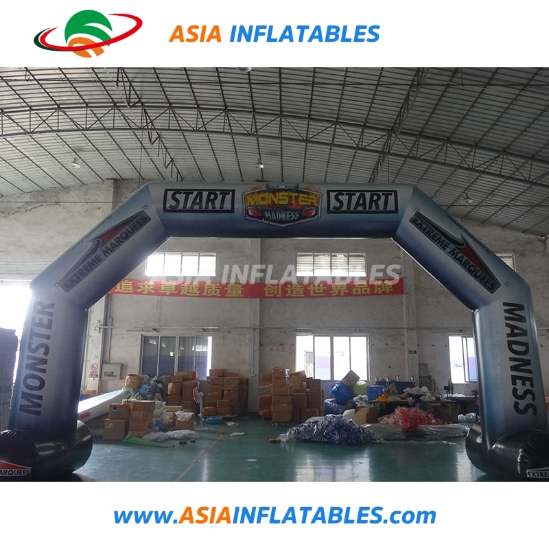 Air-Tight Inflatable Finish Line Floating on Water Arch for Water Sports Events, Start Finish Line Entrance Archway