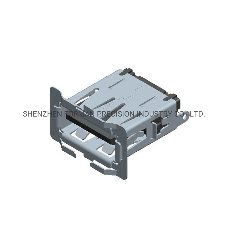 Línea de soldadura USB 2.0 tipo A conector del cable USB de acero inoxidable