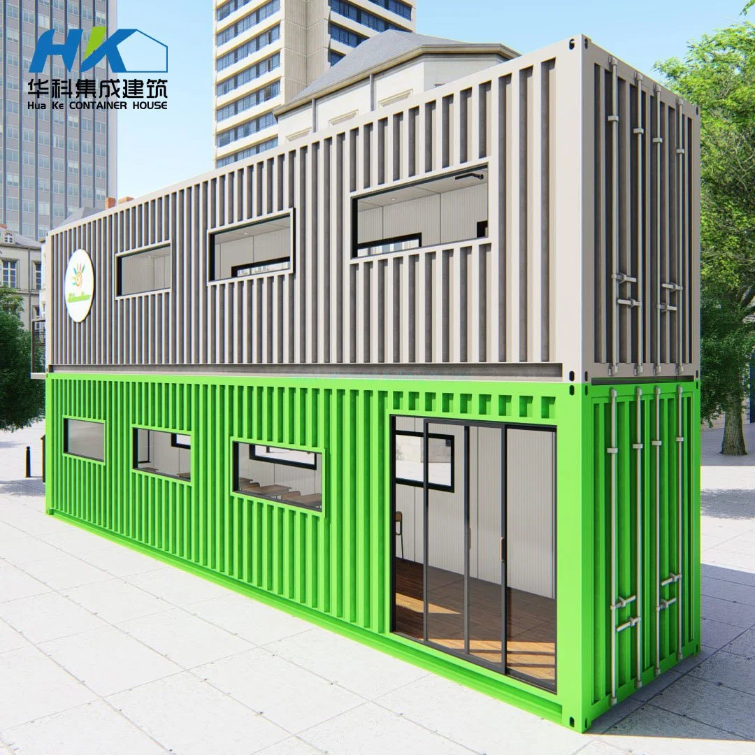 Two Story 40FT Mobile Modern Modular Prefab Flexible Container Coffee Shop