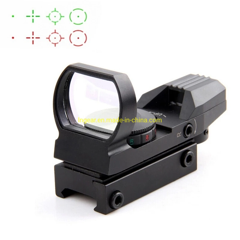 Hot 20mm Rail Riflescope Hunting Optics Holographic Red DOT Sight Reflex 4 Reticle Scope for Hunting Gun Accessories