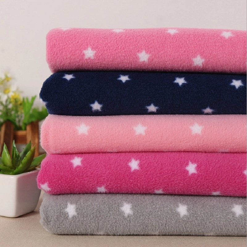 100%Polyester Printed Polar Fleece Fabric 75D/96f