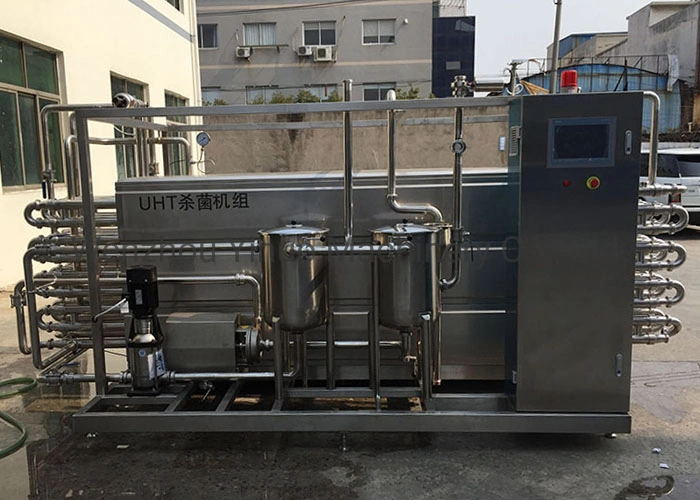 De tipo tubular de jugo de Ultra Alta temperatura de pasteurización para esterilizar los equipos de procesamiento