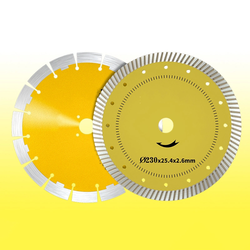 Mini Saw Blade Dry Cutting Diamond Slotted Saw Blade