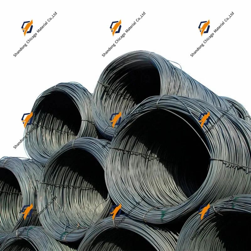 SAE1006 5.5mm 6.5mm Galvanized Low Carbon Steel Wire Rod for Nail Production