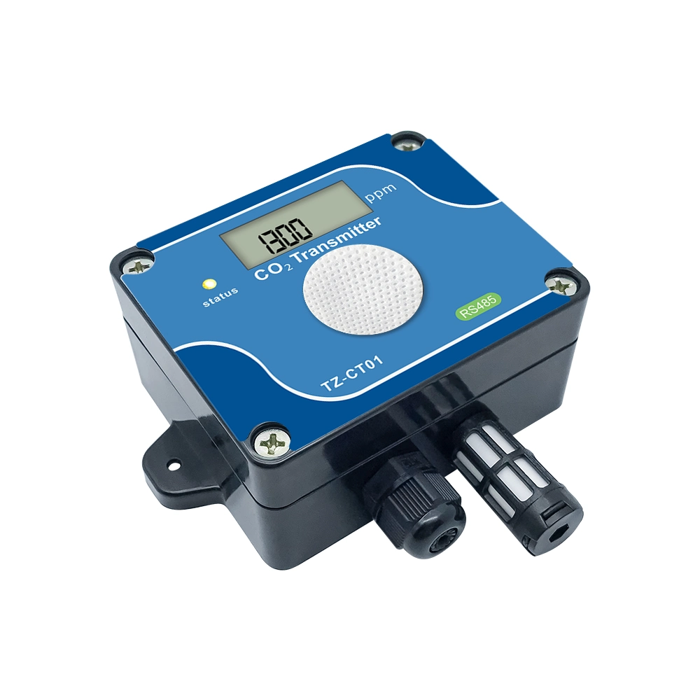 Transmisor De CO2 Co2transmitter RS485 Output Measuring Range: 0-10000ppm CO2 Sensor for Wall Mounting