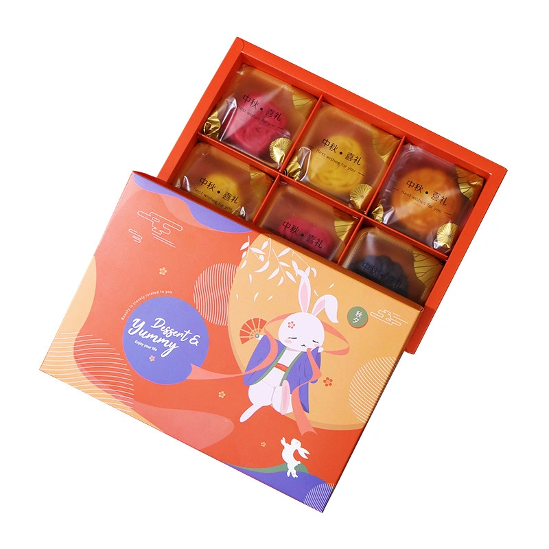 MID-Autumn Festival Gift Box Mooncake Box Baking Handmade Egg Yolk Crisp Packaging Box