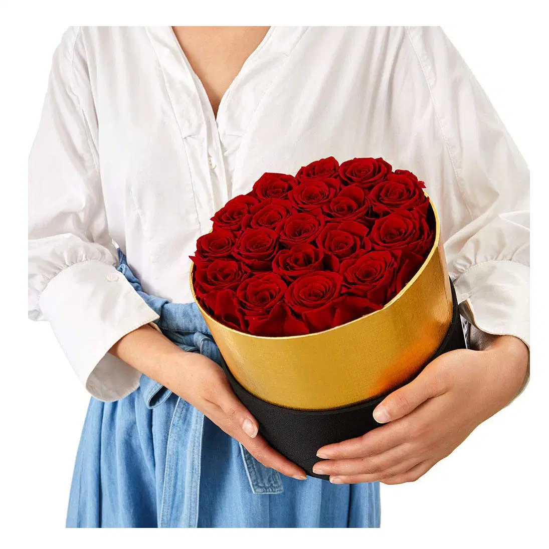 2023 Die Beliebtesten Natürlichen Getrockneten Blumen Bewahrt Rose Buds Valentinstag Geschenk Echte Berührung Blumen Hochzeit Blumen