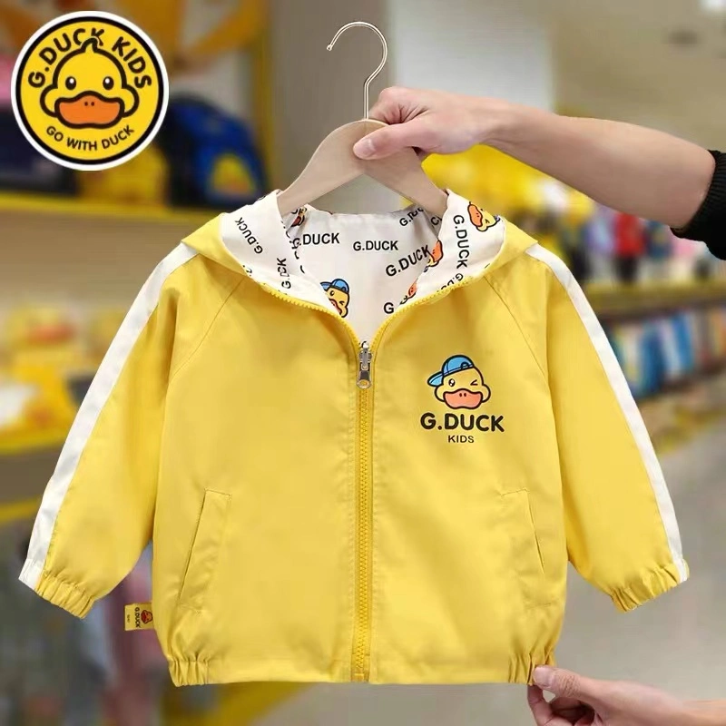 Child Spring Autumn Casual Windproof Bomber Jacket Boys Waterproof Coat Windbreaker Children Repreve Fabric Recyclable Rain Jacket