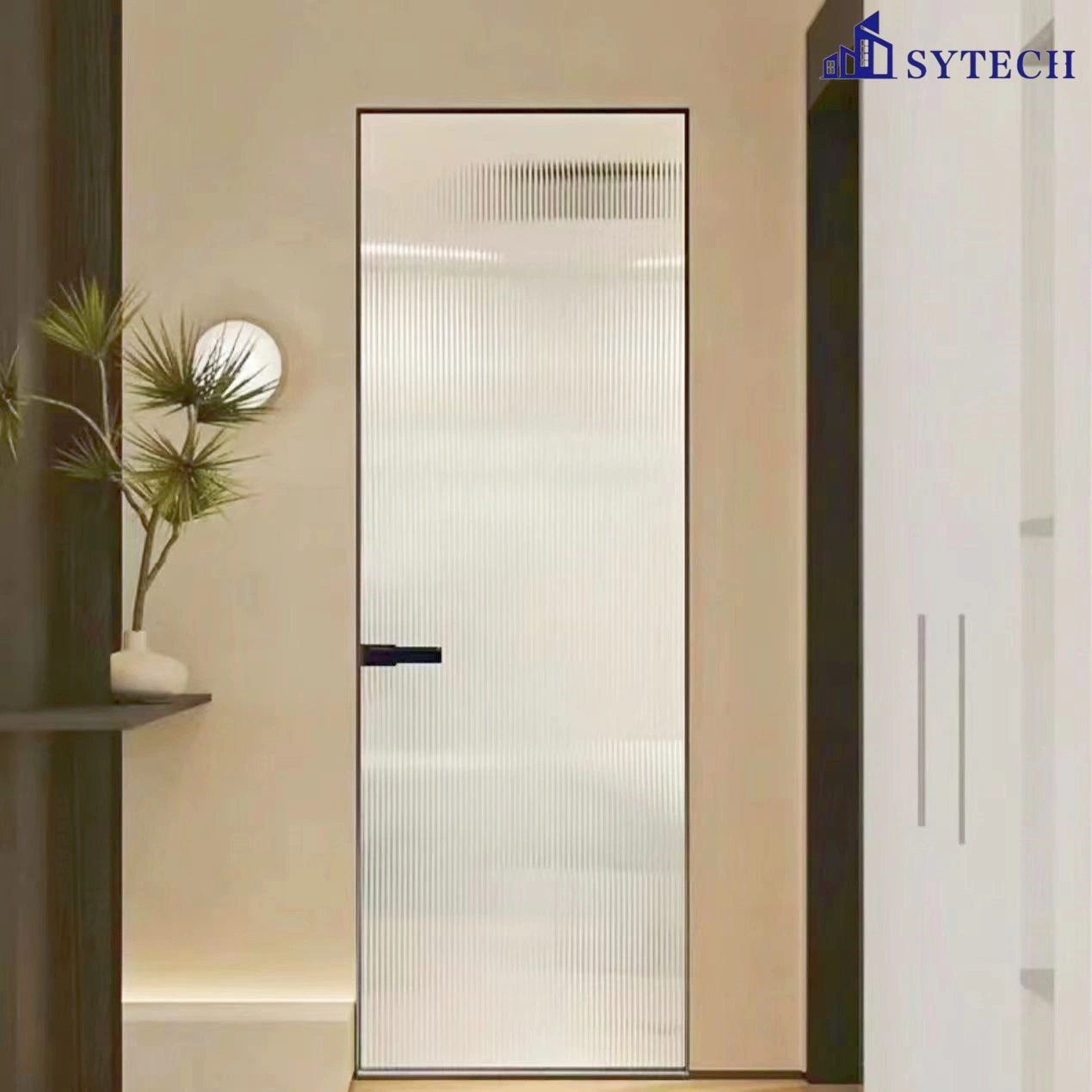 Aluminum Alloy Building Material Double Layer Door Slide Opening Sliding Door/Aluminum Door/Decorative Glass