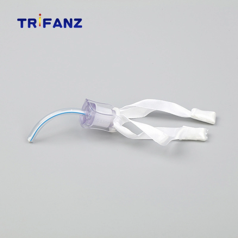Medical Supply PVC Tracheostomy Catheter with Soft Cuff