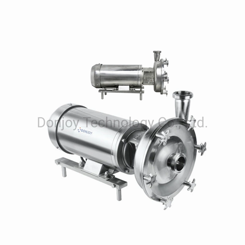 DIN SMS Centrifugal Impeller Pump with Fully Stainless Steel Motor