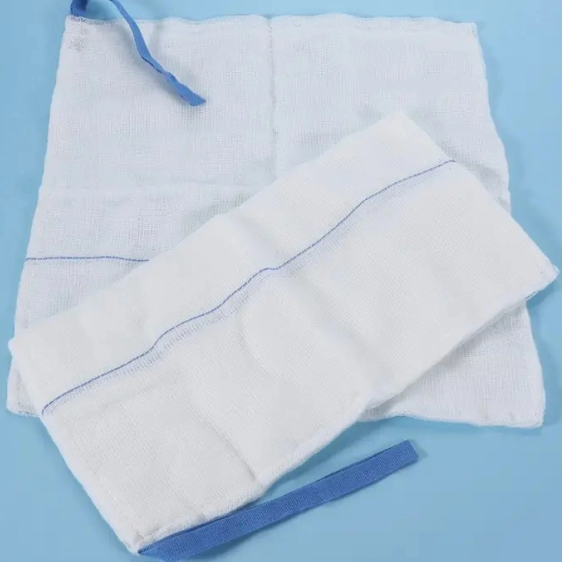 Disposable Sterile Lap Sponge Xray Detectable Highly Absorbent Pre-Washed and De-Linted Latex Free for Surgery