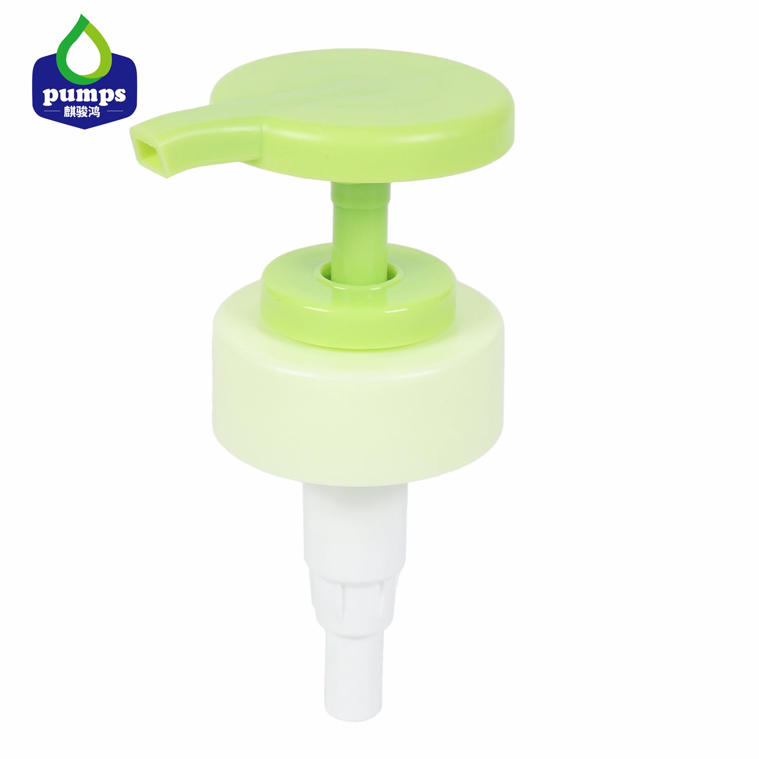 Light Green Color Round Shape Shampoo Pump