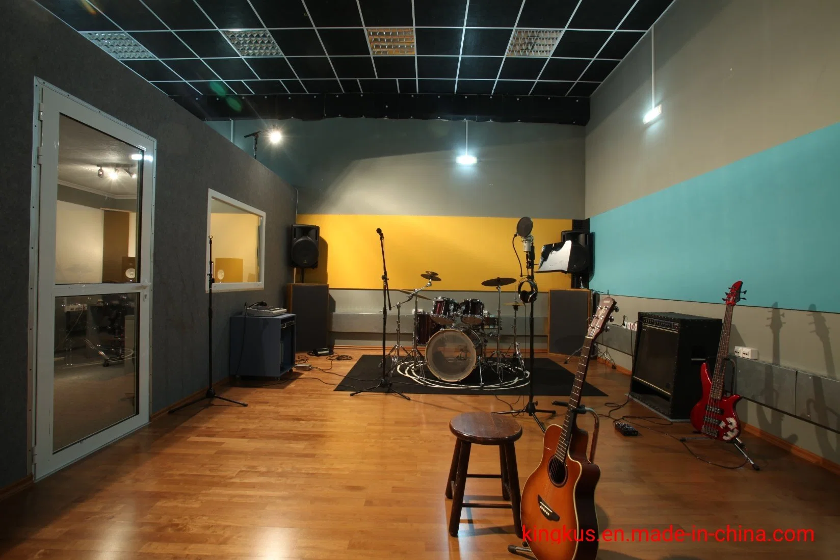 Recording Studio Soundproofing Foams Pet Material