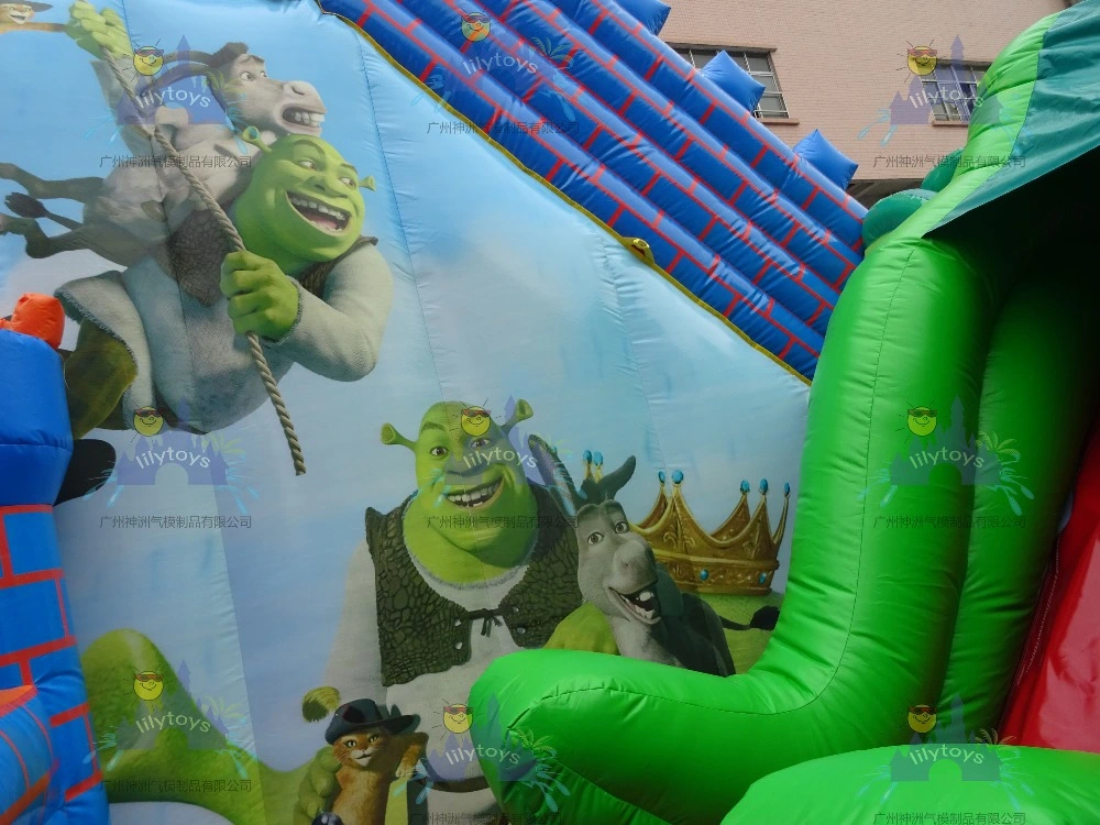 Château gonflable Fun City pour les enfants utilisés pour la vente de jeux de divertissement