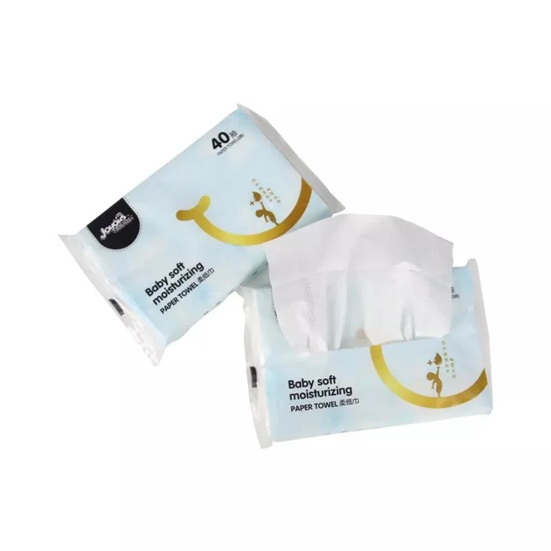 OEM suministros Organic Baby toallita impregnada transpirable de toalla de papel Mini hogar sin alcohol bebe una toalla de papel