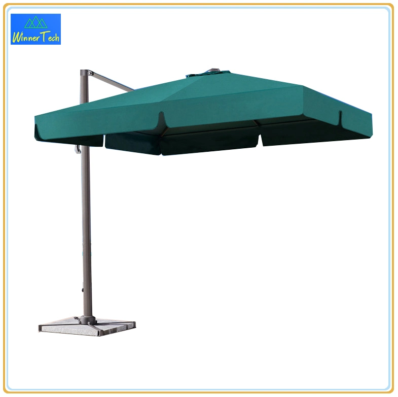 Sombrilla de jardín Jardín Patio resistente al UV Sombrilla paraguas esqueleto de acero con la base de parasol Sun-W00059