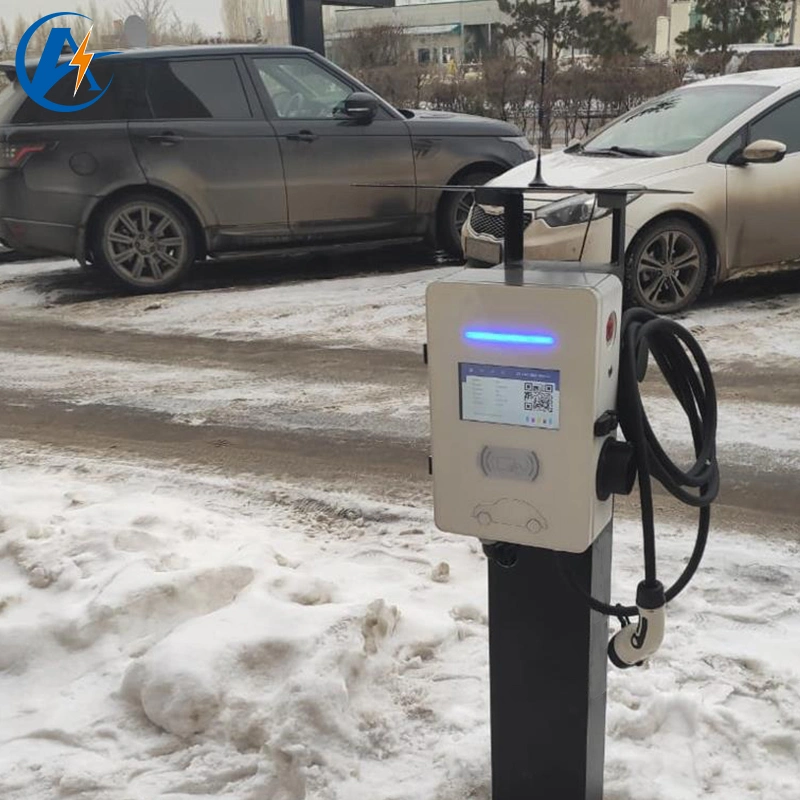 Estación de carga de calidad fiable EV 7kw Cargador de coche Pile Europa Cargador de batería para coche inteligente estándar