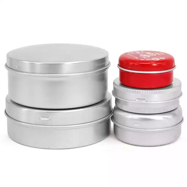 Wholesale/Supplier Custom 100% Pure Aluminum Jar Packaging Tea Candle Jar Cosmetic Jar