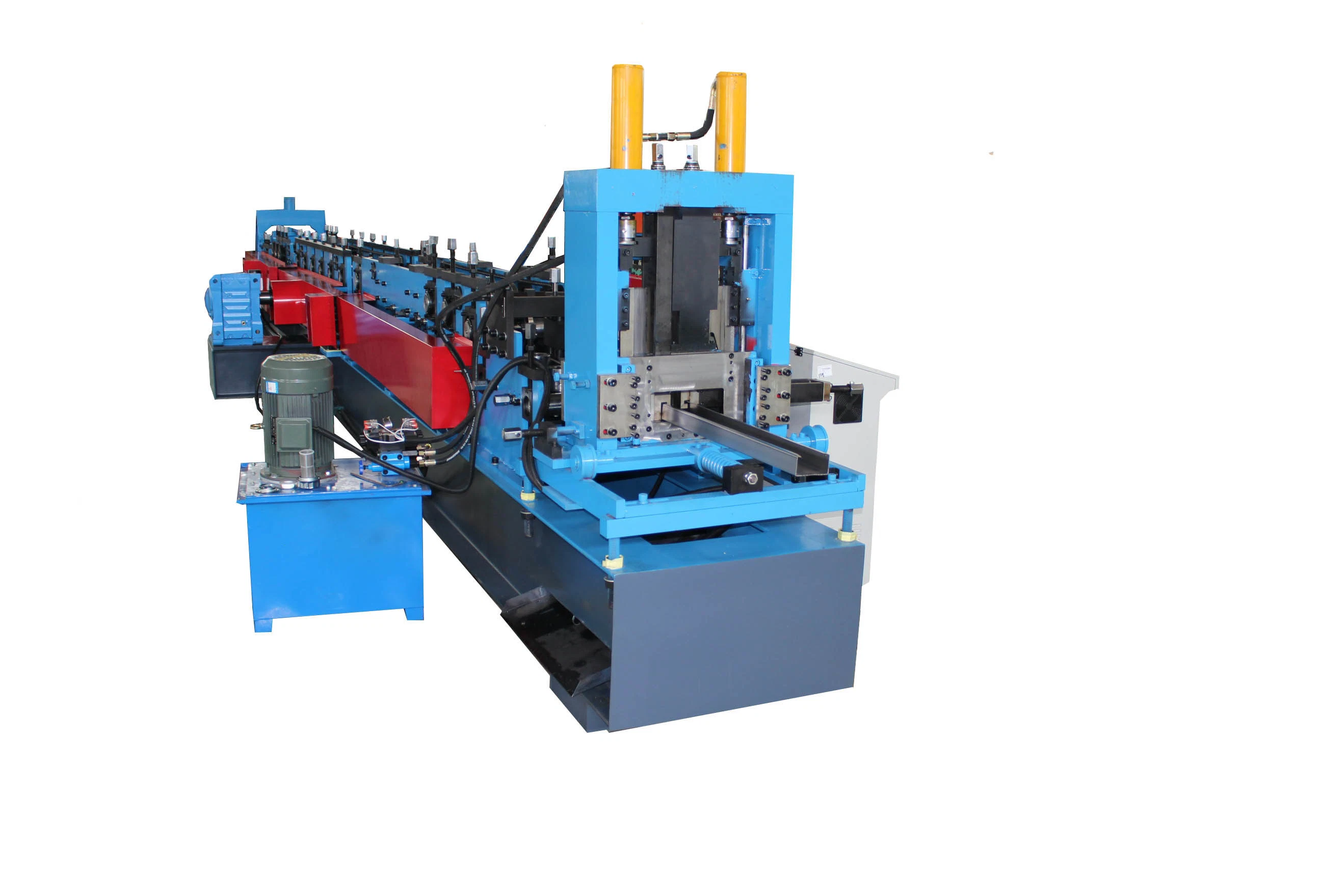 Steel Frame Cu Purlin CZ Interchange Purlin Cold Roll Forming Machine