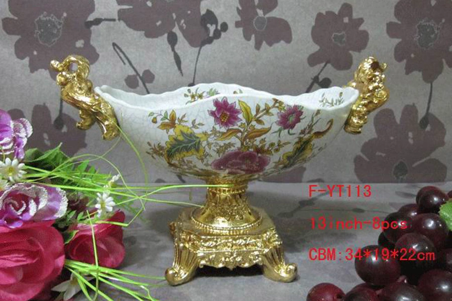 American Gold-Plated Ceramic Crafts Custom American Home Decorations