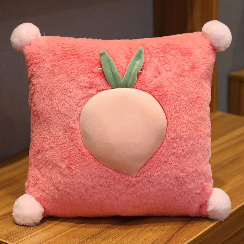 Lovely Fruit Pillow Toy Manufacturer Stuffed Pillow OEM Wholesale/Supplier Cushion ICTI Gift Popular Halloween Thanksgiving