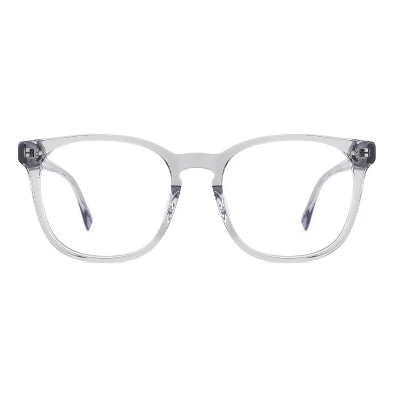 Transparent Square Acetate Glasses Frame Spectacles for Men