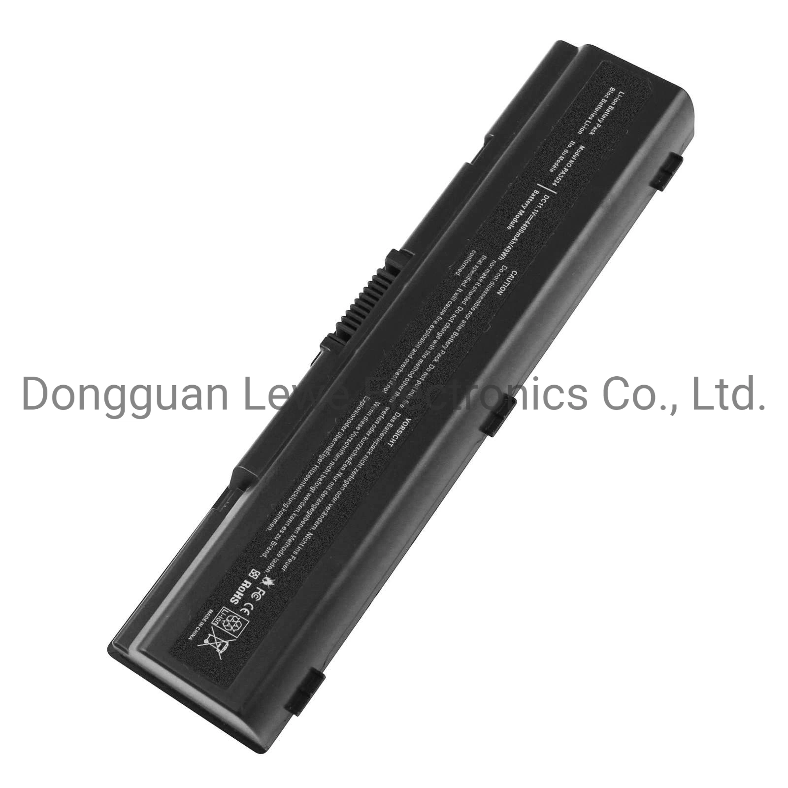 Batterie pour ordinateur portable 6 cellules Noir 11,1 V 5200 mAh PA3534 Pour les batteries d'ordinateur portable Toshiba A200 A202 A203 A205