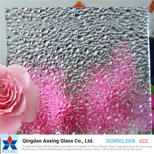 Factory Direct Supply Figured Glass, Clear Patterned Glass