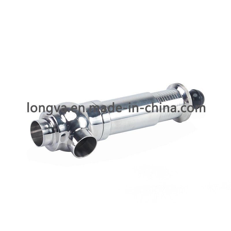 Sanitary Stainless Steel Food Grade Safety Valve Relief Valve