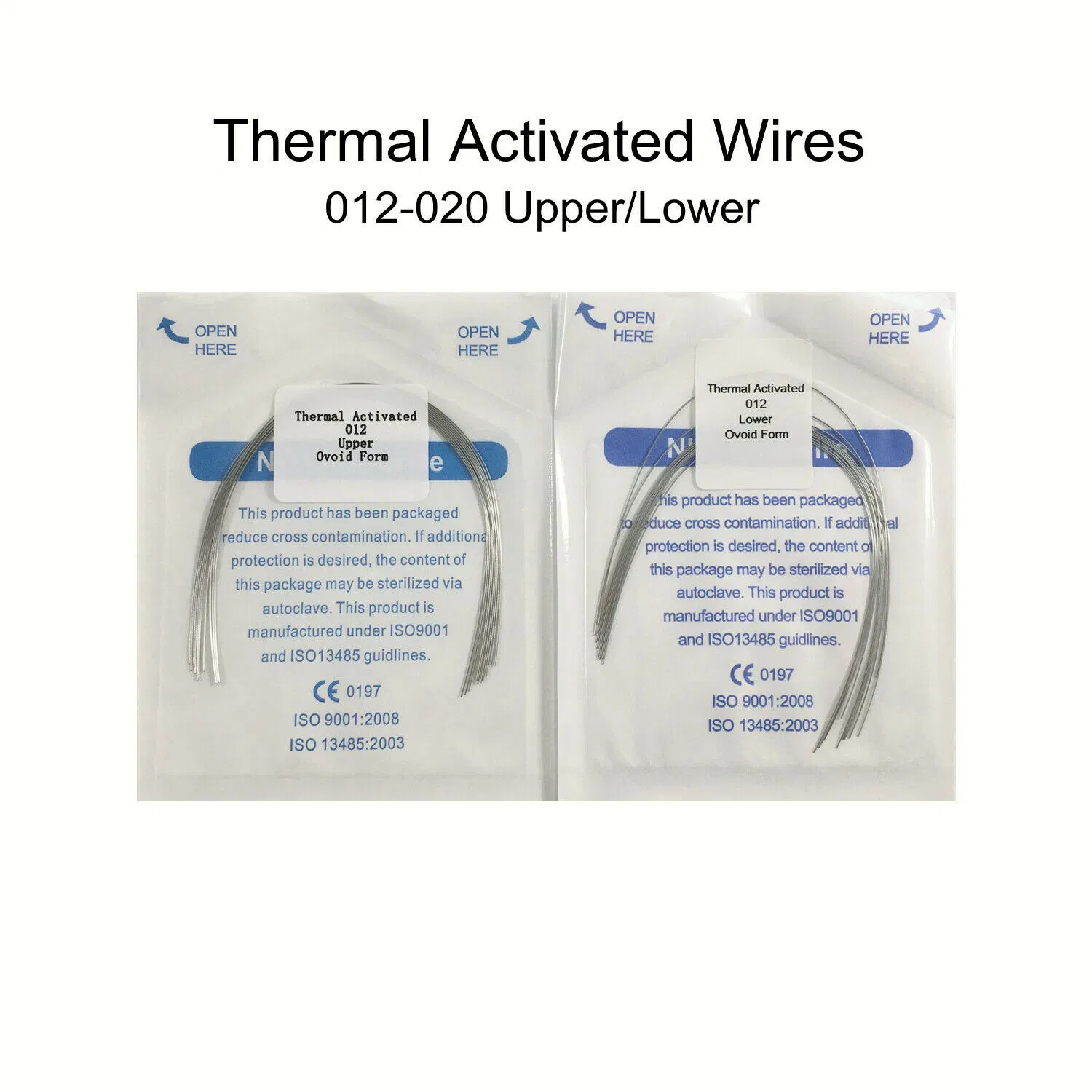 Dental Orthodontic Materials Heat Activated Niti Arch Wire