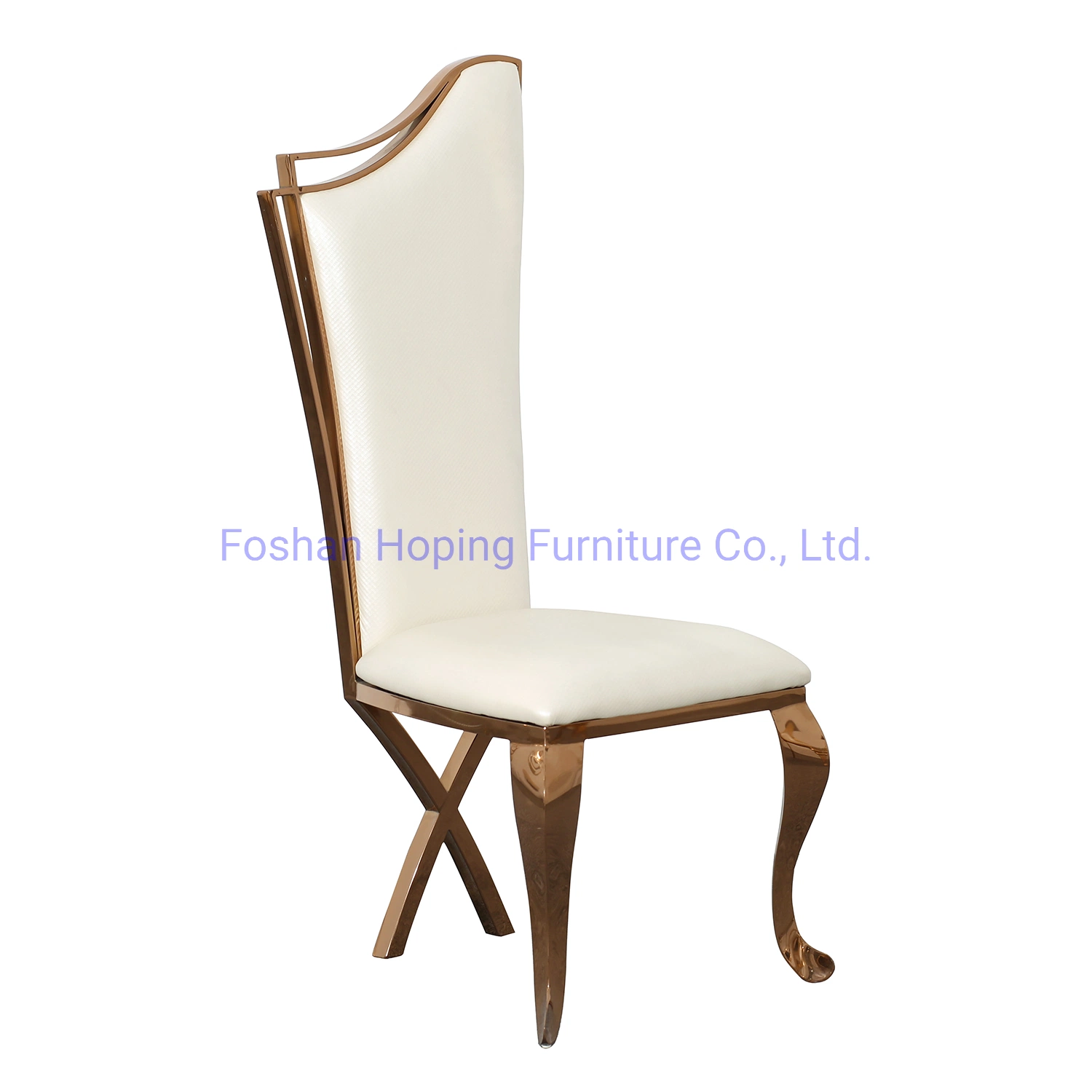 Classy King Throne Chair Modern Outdoor Metal Hotel Restaurant Wedding Banquet Dining Furniture Chair