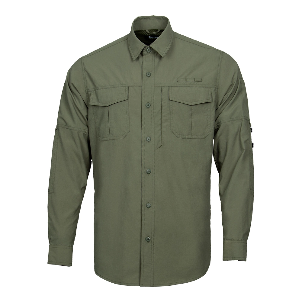 Camouflage Cargo Outdoor Combat Solid Shirt Tactical Mens Clothing Мужская одежда Рубашки для мужчин