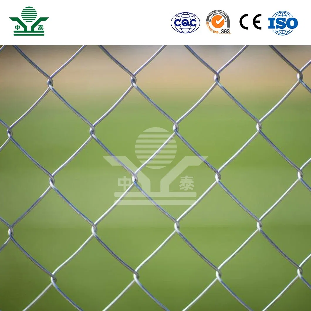 Zhongtai 1X1 Chain Link Fence 3 Inch 75mm 12.5g Chain Link Fence China Suppliers Chain Link Fencing Mesh