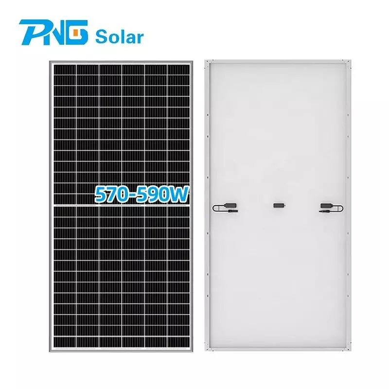 PNG Hot Selling Quality Guaranteed 156 Cells Outdoor Solar Panels Home Power System 570W 580W 590W