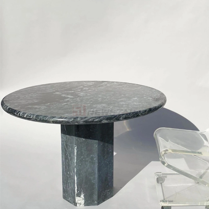 Newstar Natural Marble Light Luxury Table Conference Table Round Dining Table