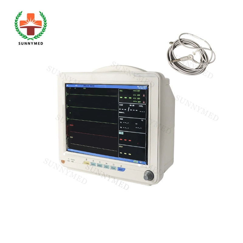 Sy-C005c Hospital Affordable Price Bedside Patient Monitor Portable Patient Monitor