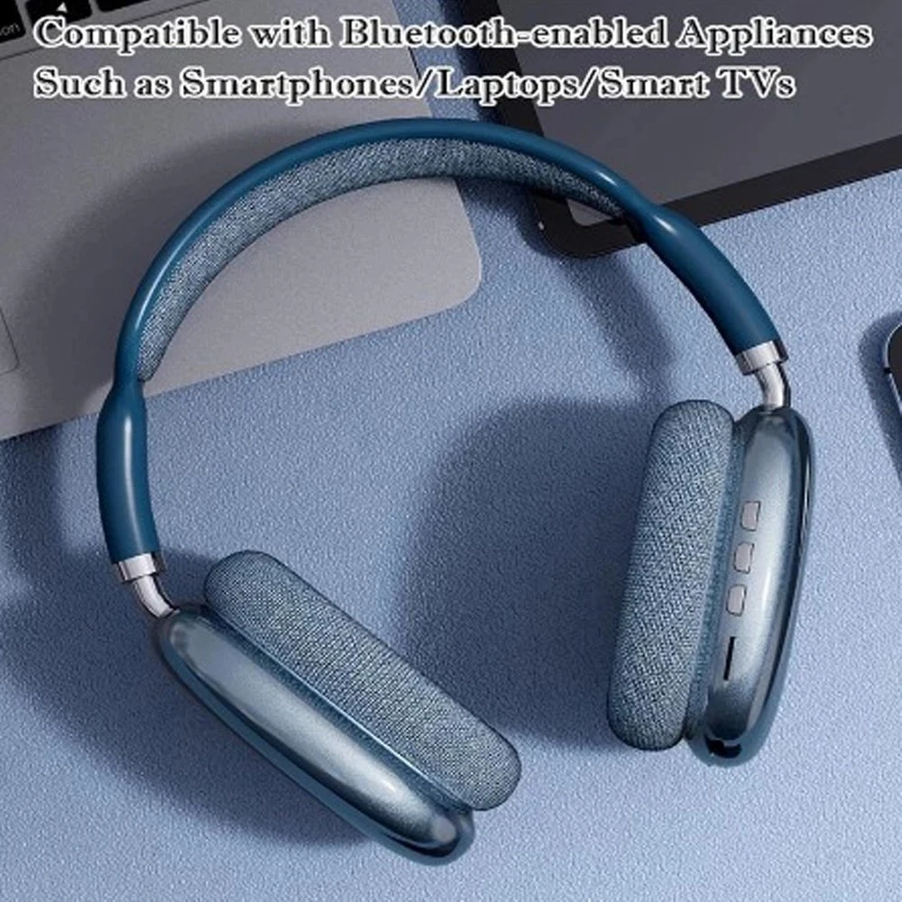 Wireless Headphones Max Bluetooth 5.1 Earphone Noise Reduction Headset Sport Headphone Gaming Phone Fone Telescopic Earbuds Gift