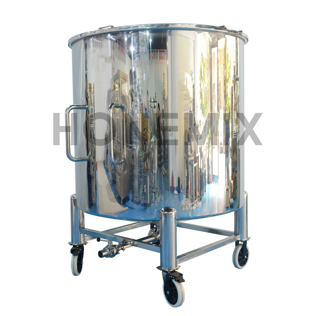 Hone Stainless Steel Custom Storage Water Tanks Manhole/Pressure/Open Top Lid Type Liquid Chemical Alcohol Storage Tank